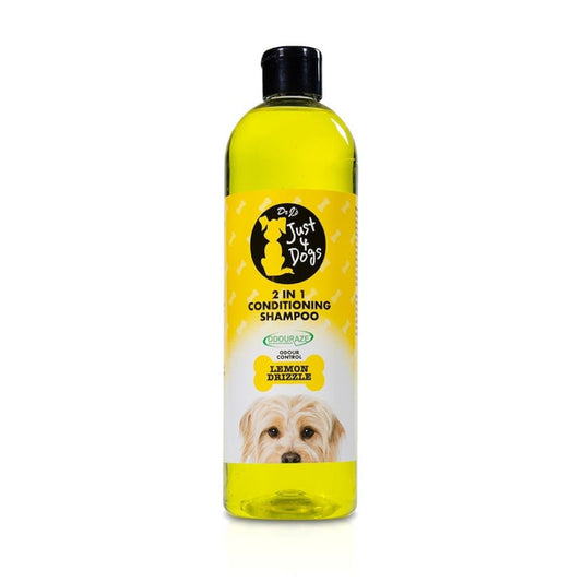 Dr J's Just 4 Dogs 2-in-1 Lemon Drizzle Conditioning Shampoo - 500ml