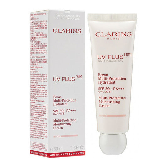 Clarins UV Plus Anti-Pollution Rose Multi-Protection Moisturizing Screen SPF50 - 50ml