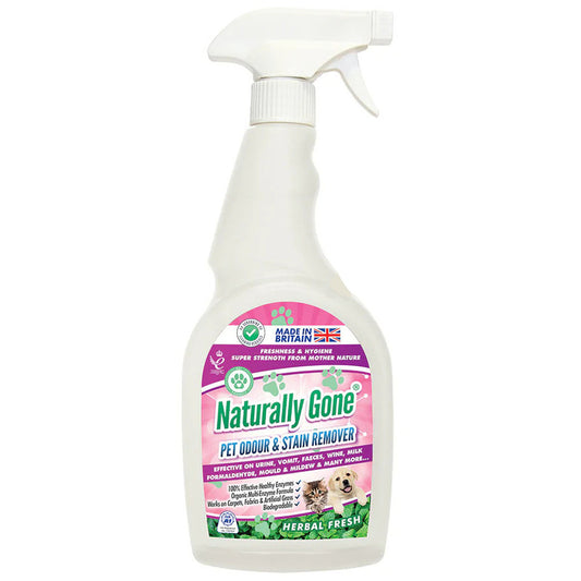 Airpure Naturally Gone Herbal Fresh Pet Odour & Stain Remover Spray - 750ml