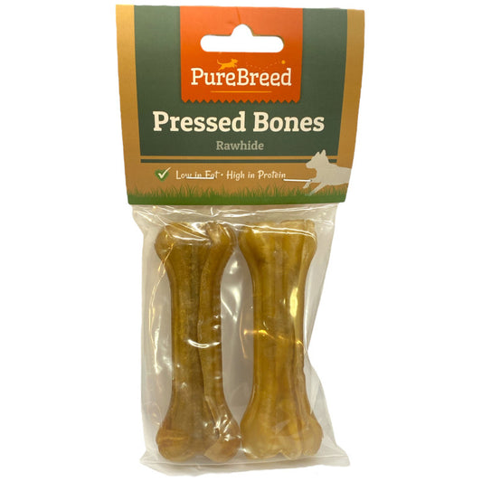 Pure Breed 2 Rawhide Pressed Bones - 60g