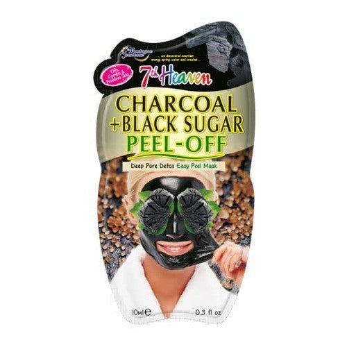 7th Heaven Charcoal +Black Sugar Peel-Off Mask 12pcs