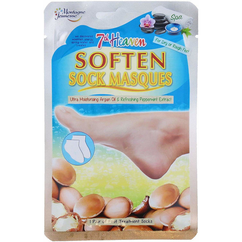 7th Heaven Soften Sock Foot Mask 12pcs